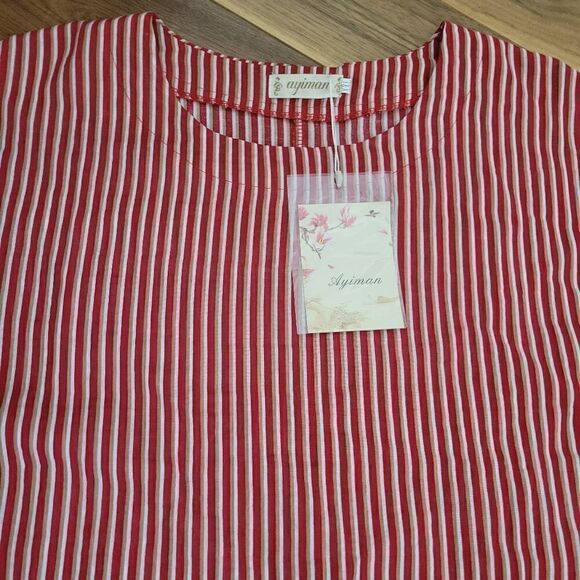 New Ayiman Midi Dress Stripe XXL - Picture 7 of 12